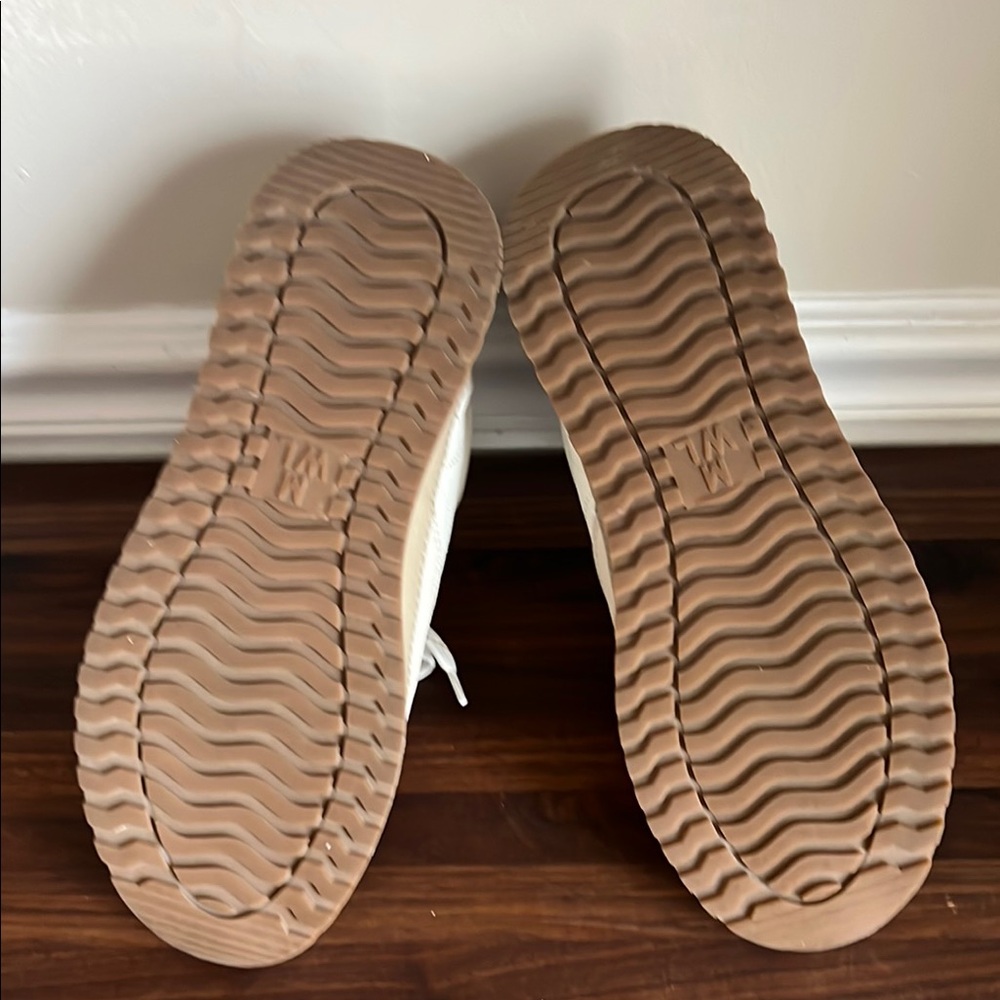 Madewell Women’s Kickoff Trainer Shoes Color block Antique Cream  Size: 9M - Picture 4 of 10